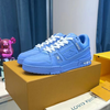 Louis Vuitton Trainer Blue Embossed Monogram