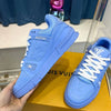 Louis Vuitton Trainer Blue Embossed Monogram