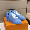 Louis Vuitton Trainer Blue Embossed Monogram